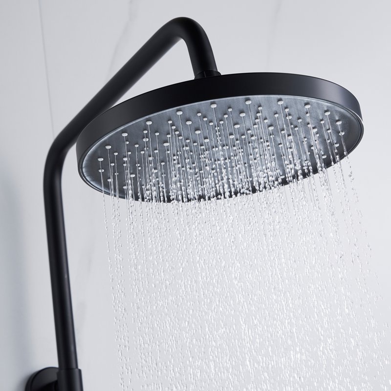 Душевая система Shevanik S9636H, черный