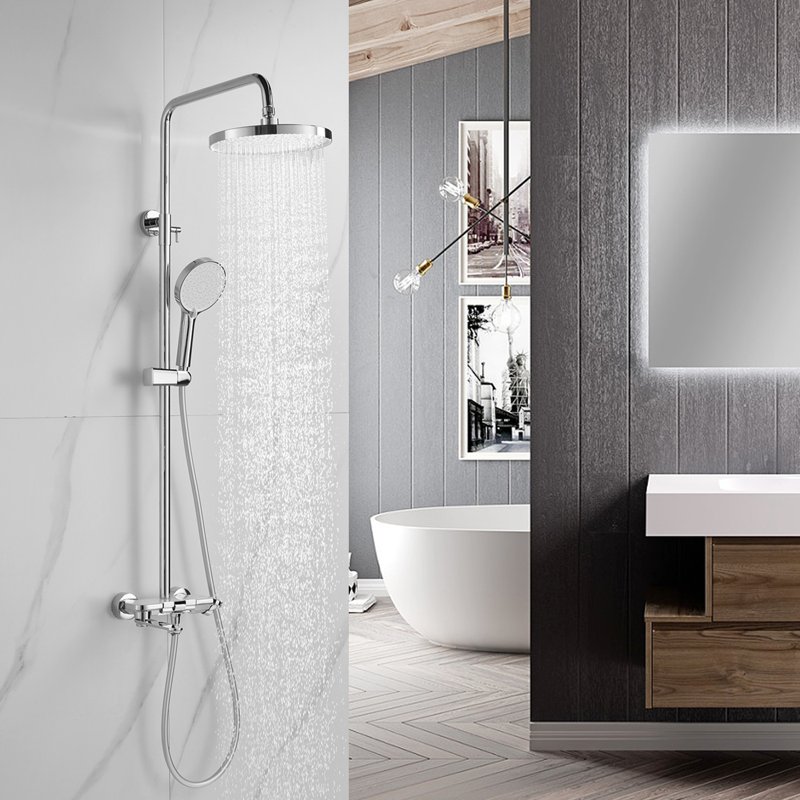 Душевая система Shevanik S9436, хром