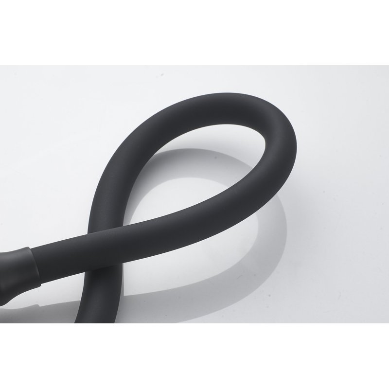 Смеситель для кухни с гибким изливом Shevanik S743H-3, черный