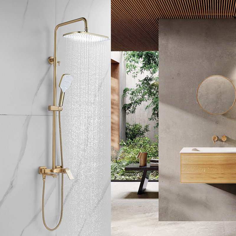 Душевая система Shevanik S8536H, черный