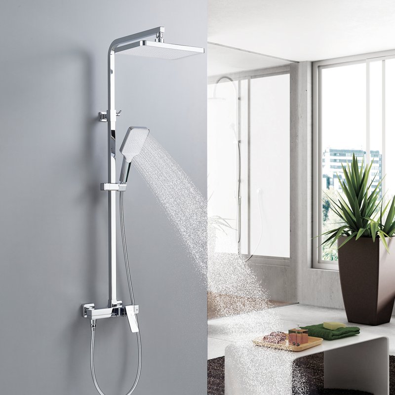 Душевая система Shevanik S8936H, черный