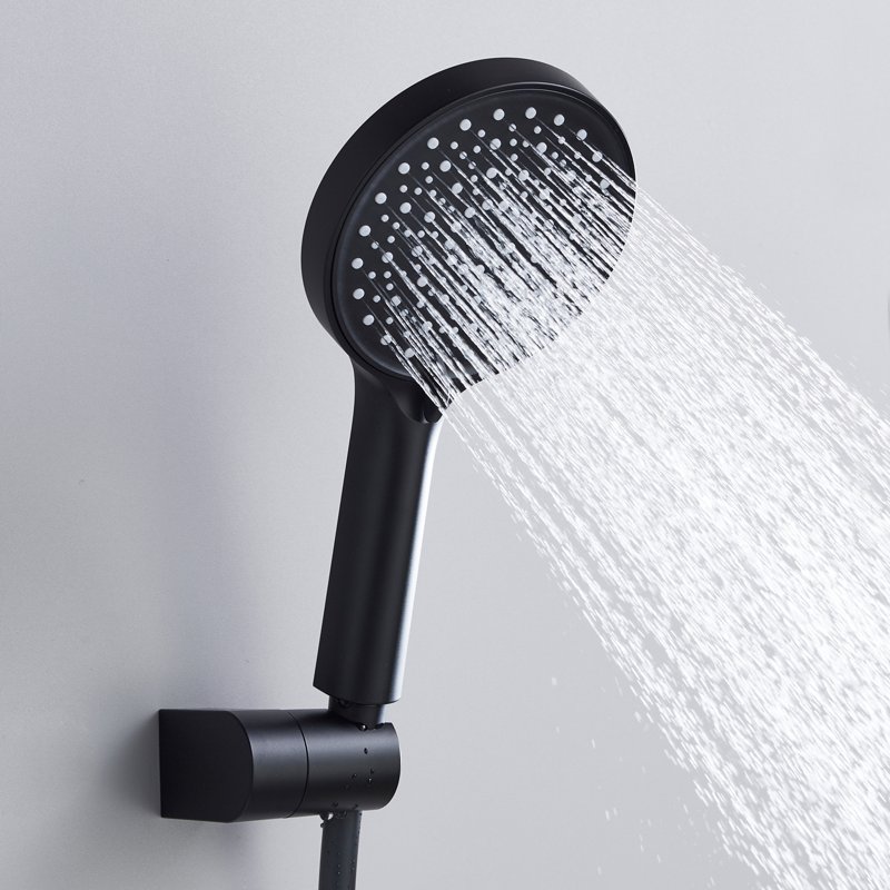 Душевая система встраиваемая Shevanik S4335H, черный