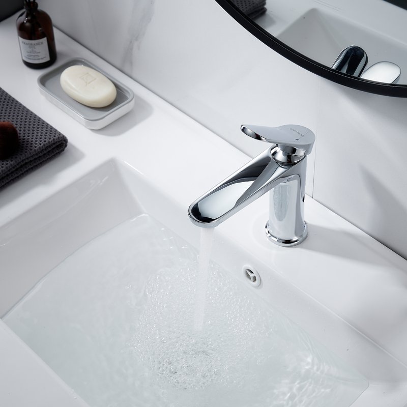 Смеситель для раковины Shevanik S4301, хром