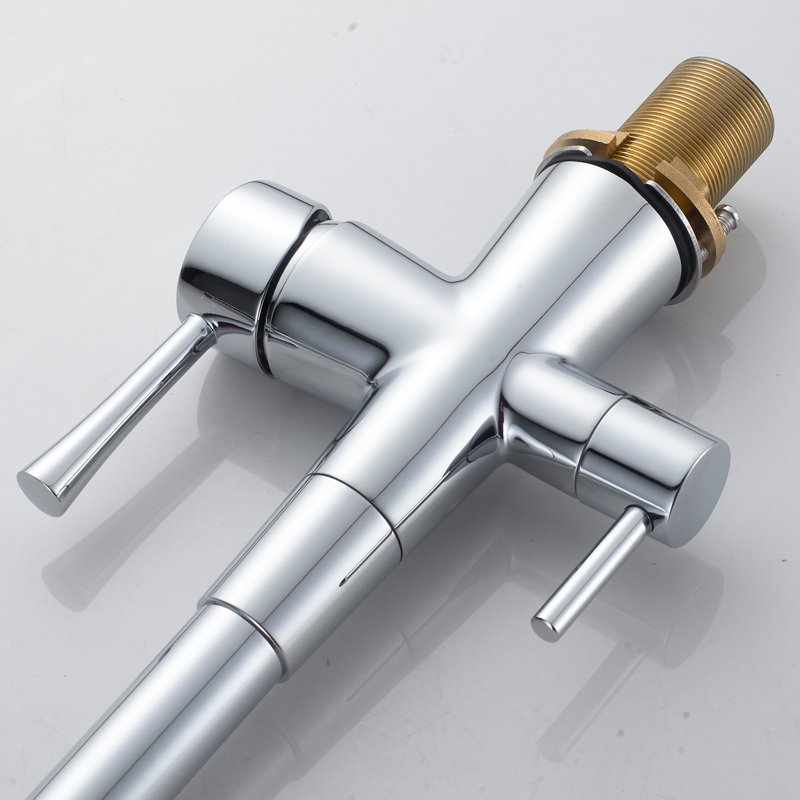 Смеситель для кухни с подключением фильтра Shevanik S428, хром