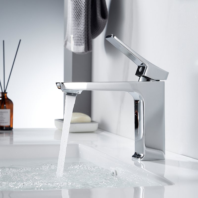 Смеситель для раковины Shevanik S4401, хром