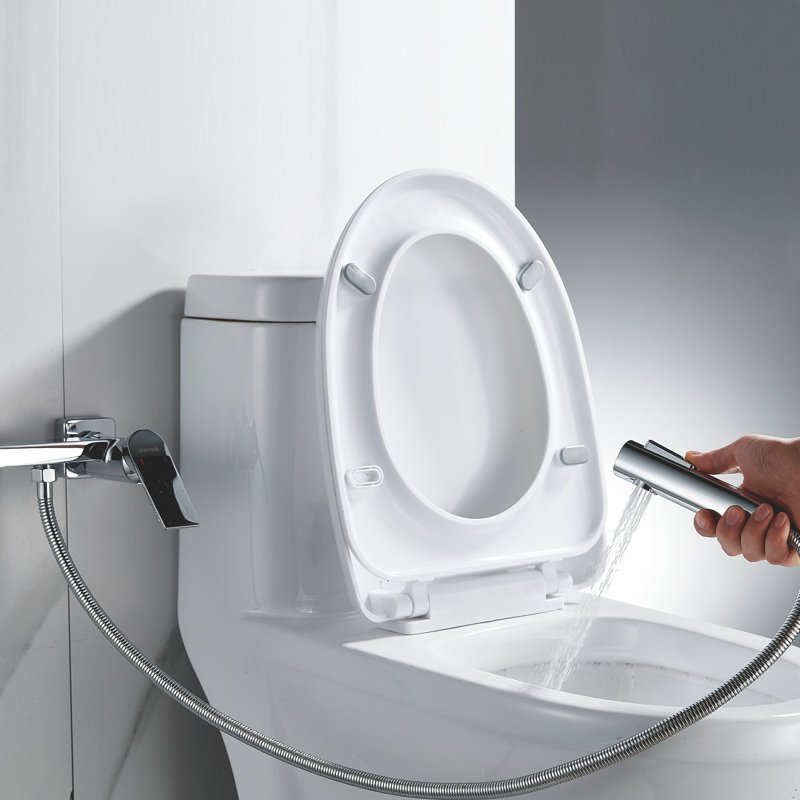 Гигиенический душ со смесителем Shevanik S107Q, бронза