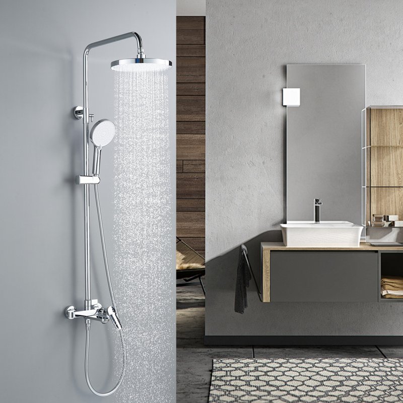 Душевая система Shevanik S8336H, черный