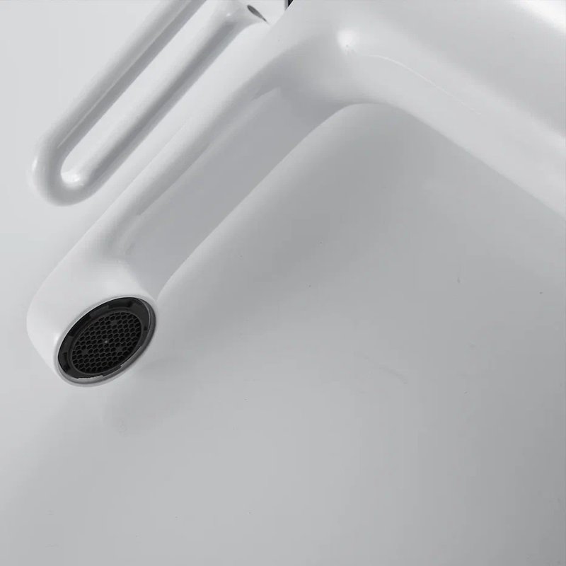 Смеситель для раковины Shevanik S8101F, белый/хром