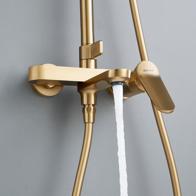 Душевая система Shevanik S8436, хром