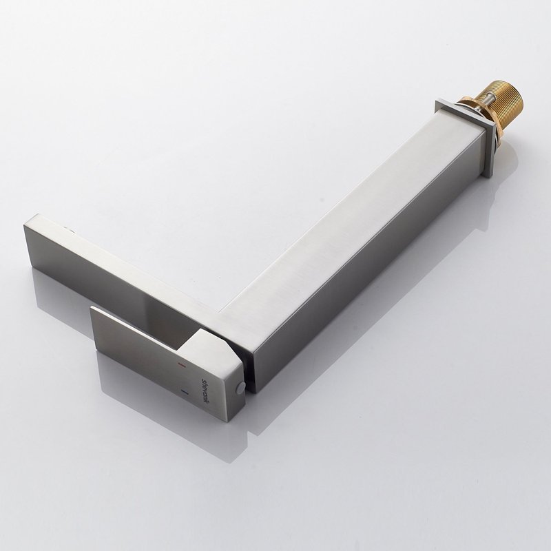 Смеситель для раковины высокий Shevanik S7011L, сатин