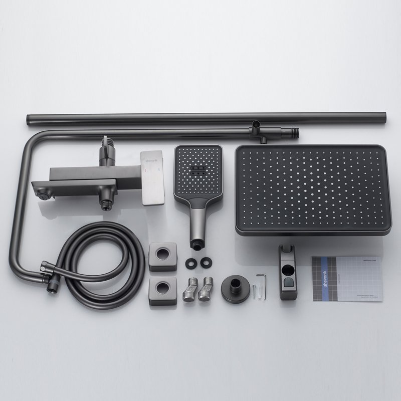 Душевая система Shevanik S9336, хром