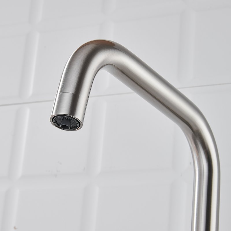 Смеситель для кухни с подключением фильтра Shevanik S528L, сатин