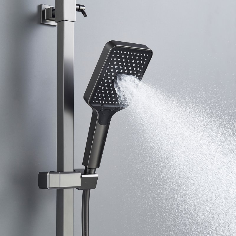 Душевая система Shevanik S9036F, белый/хром