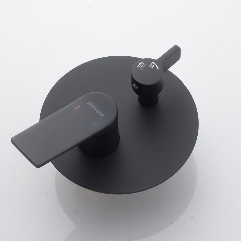 Душевая система встраиваемая Shevanik S4135H, черный