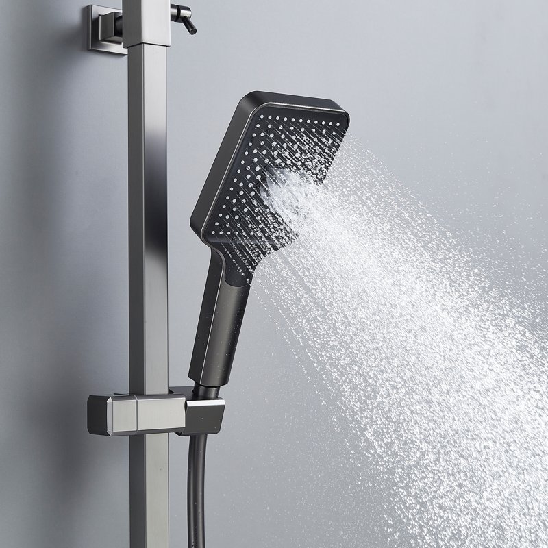 Душевая система Shevanik S9036F, белый/хром