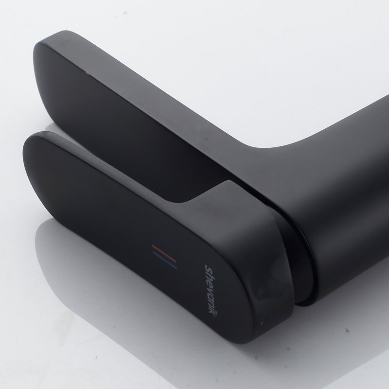 Смеситель для раковины Shevanik S4501H, черный