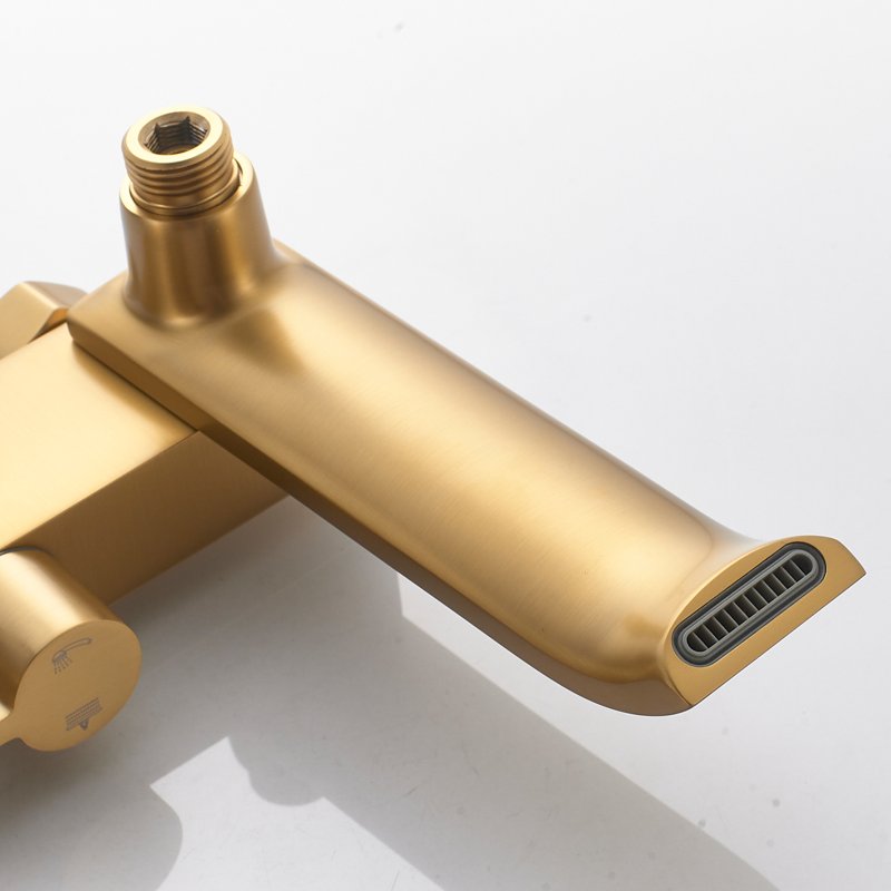 Душевая система Shevanik S8536T, оружейная сталь