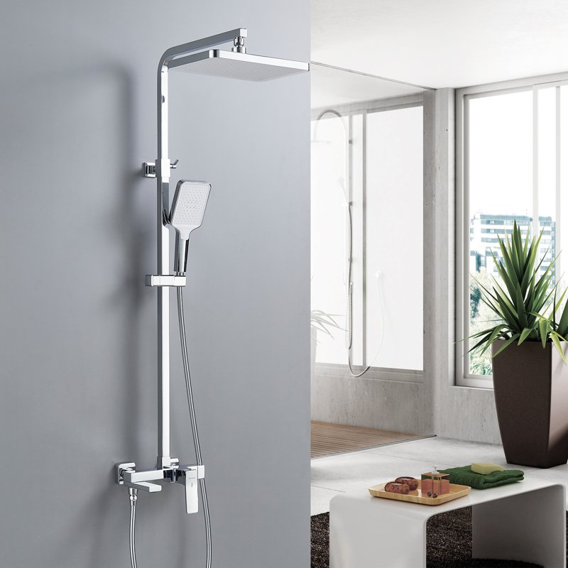 Душевая система Shevanik S8936H, черный