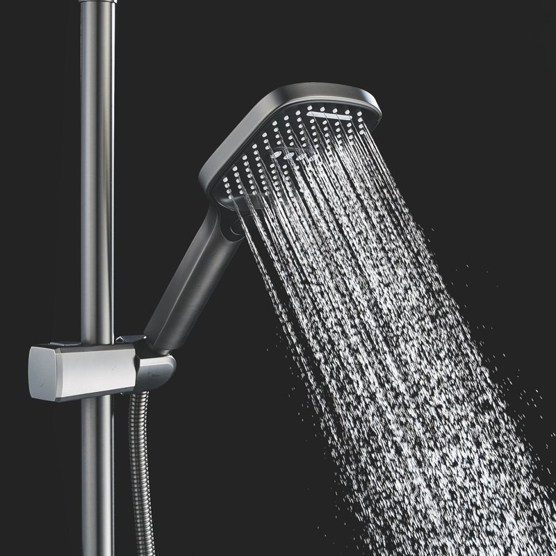 Душевая система Shevanik S6036F, белый/хром