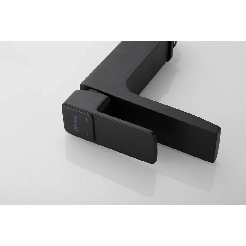 Смеситель для раковины Shevanik S9701H, черный