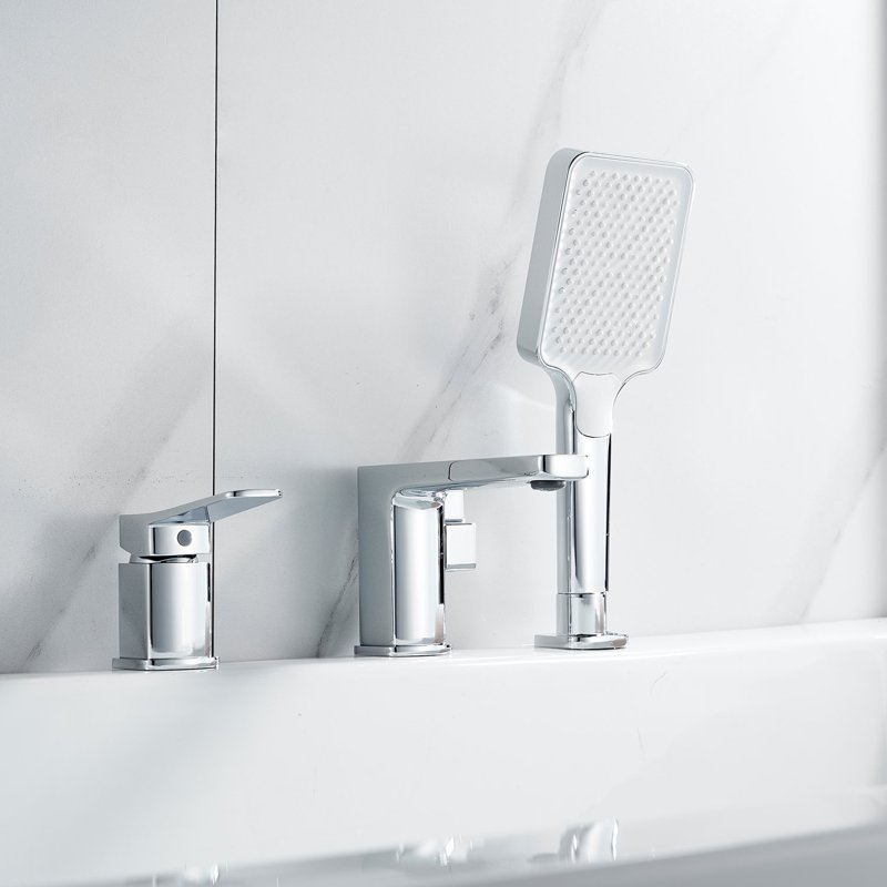 Смеситель на борт ванны Shevanik S9912, хром