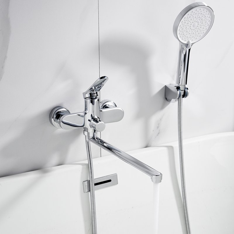 Смеситель для ванны Shevanik S4322, хром