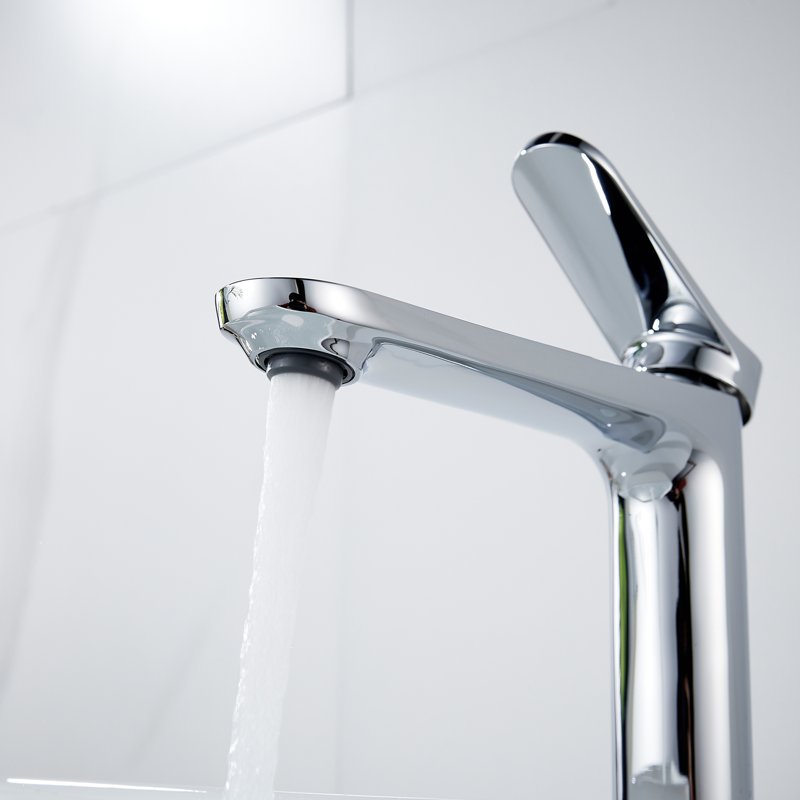 Смеситель для раковины высокий Shevanik S4311, хром