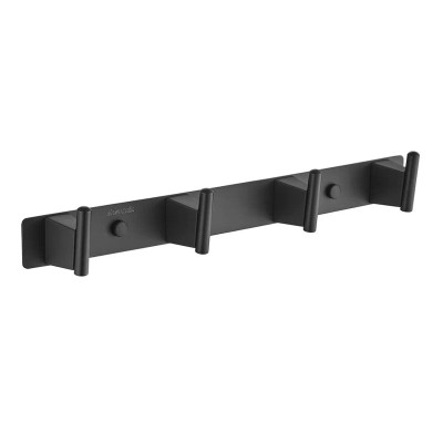 Планка с 4 крючками  Shevanik SG5741H, черный