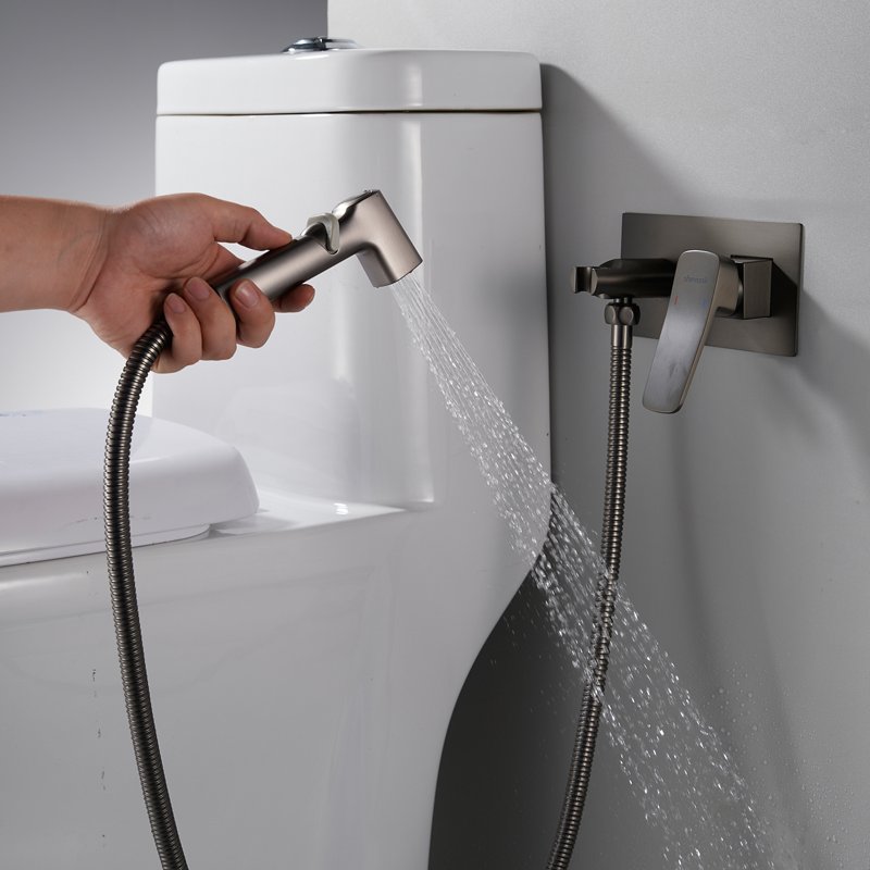 Гигиенический душ со смесителем Shevanik S9905-1, хром