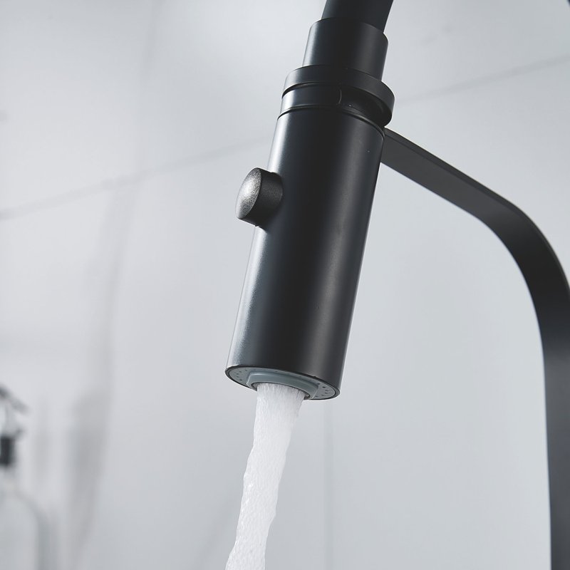 Смеситель для кухни с гибким изливом и режимом 