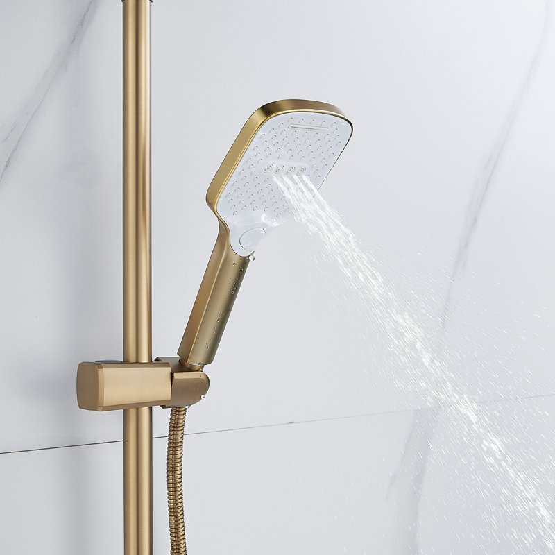 Душевая система Shevanik S8536H, черный