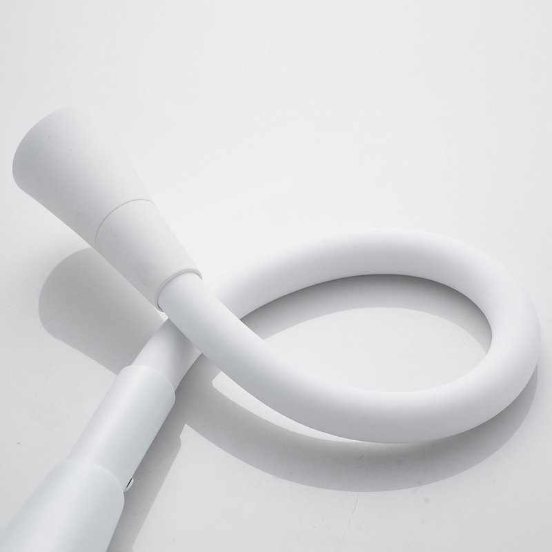 Смеситель для кухни с гибким изливом Shevanik S543C-1, белый