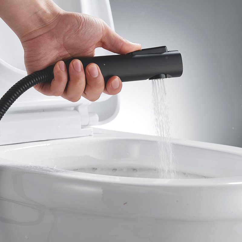 Гигиенический душ со смесителем Shevanik S107H, черный