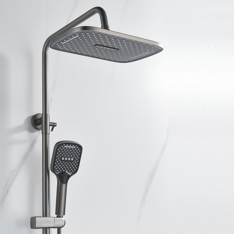 Душевая система Shevanik S6036F, белый/хром