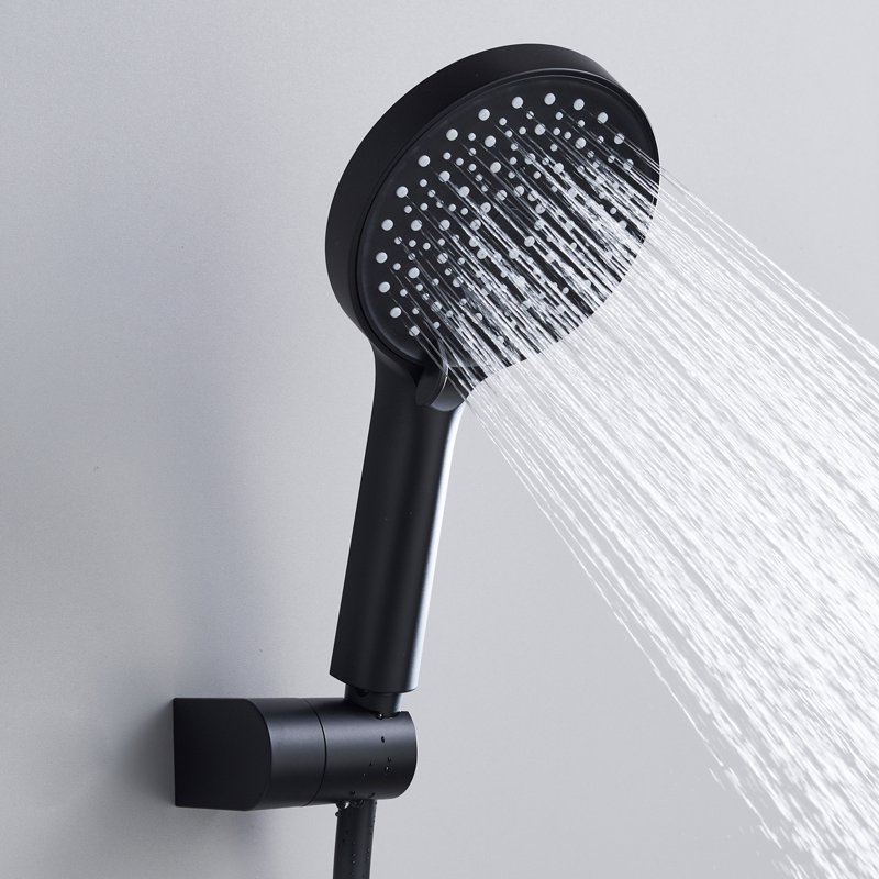 Душевая система встраиваемая Shevanik S4335H, черный