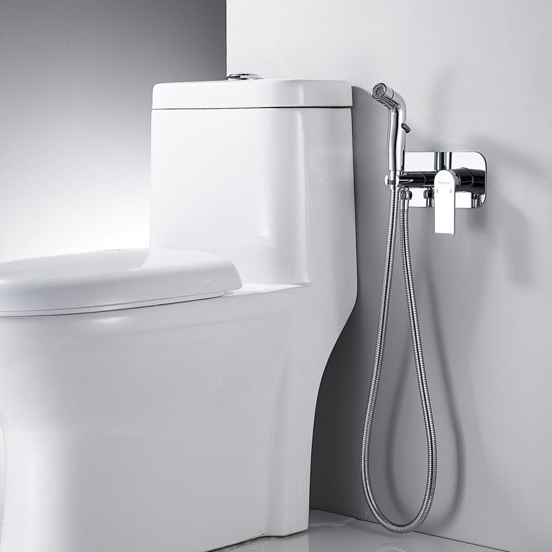 Гигиенический душ со смесителем Shevanik S9905C-1, белый