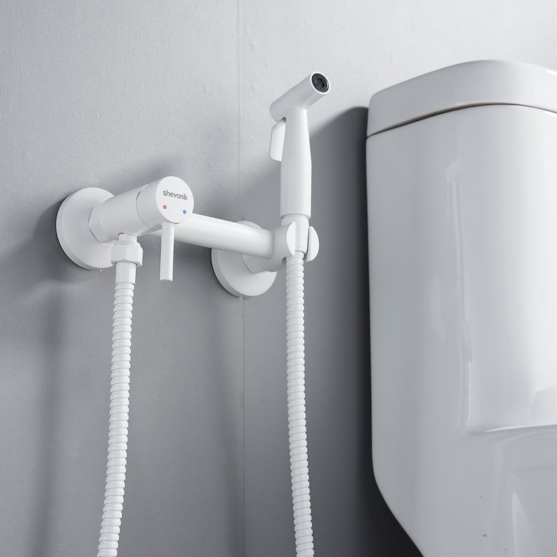 Гигиенический душ со смесителем Shevanik S127H, черный