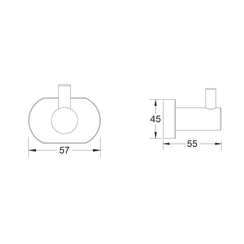 Крючок для ванной комнаты Shevanik SG5111, хром