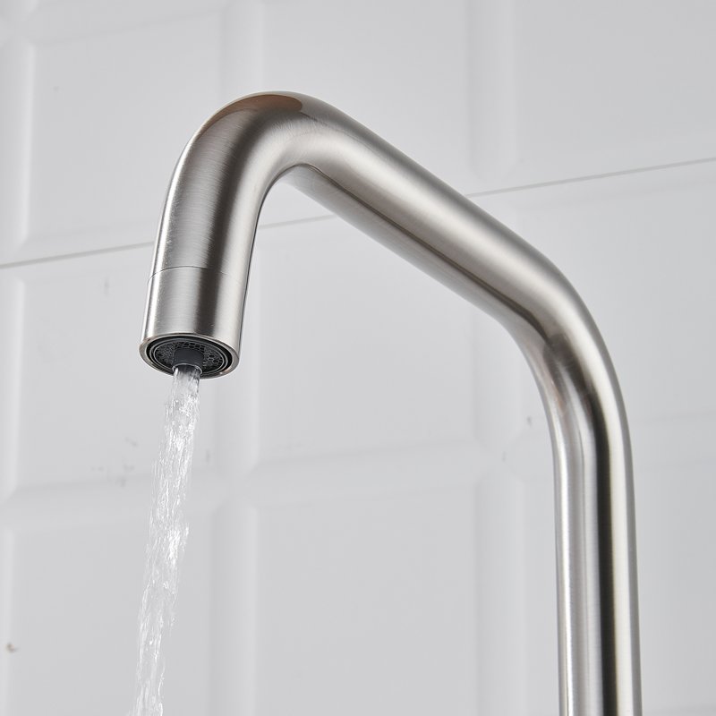 Смеситель для кухни с подключением фильтра Shevanik S528L, сатин