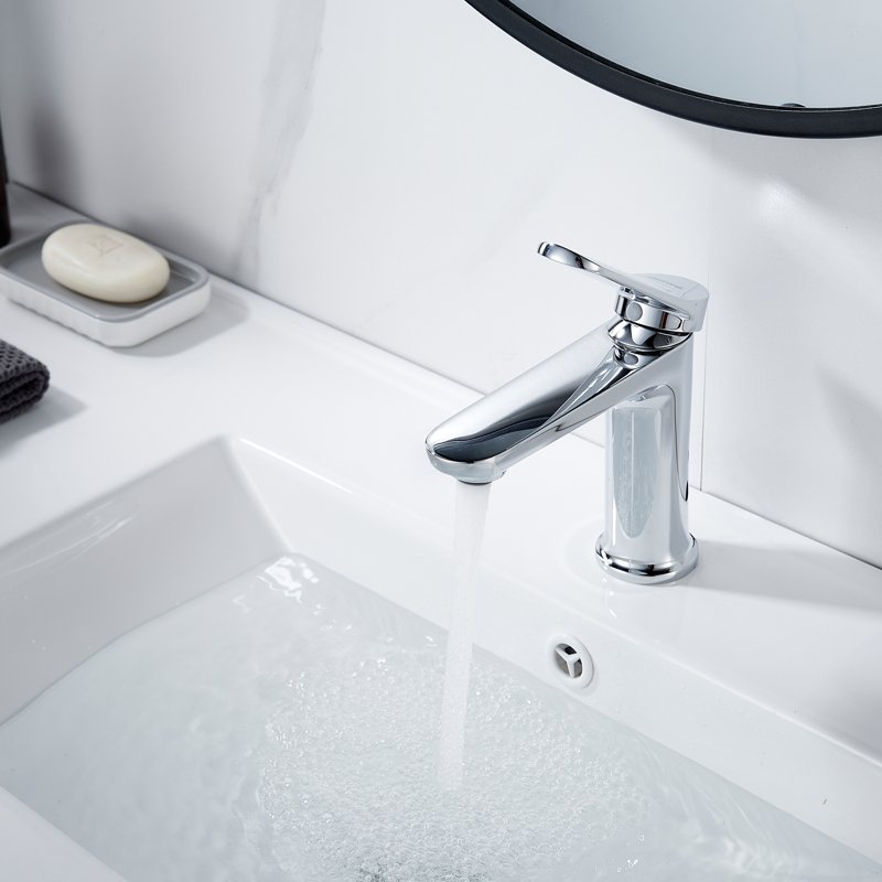 Смеситель для раковины Shevanik S4301, хром