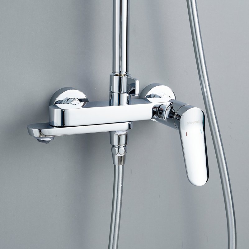 Душевая система Shevanik S8336H, черный