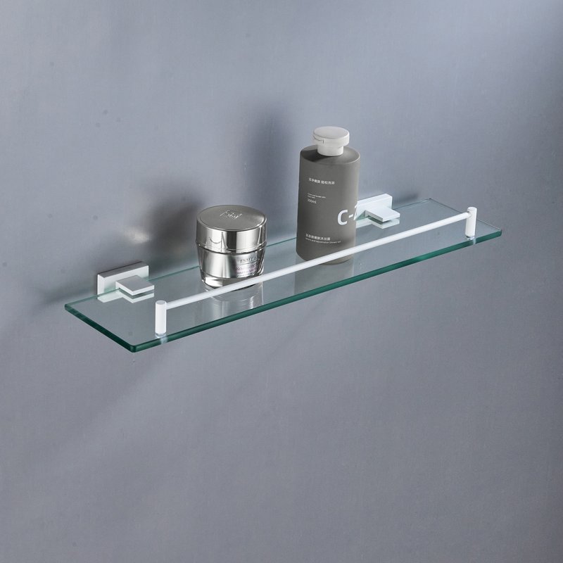 Полка стеклянная Shevanik SG5619C, белый