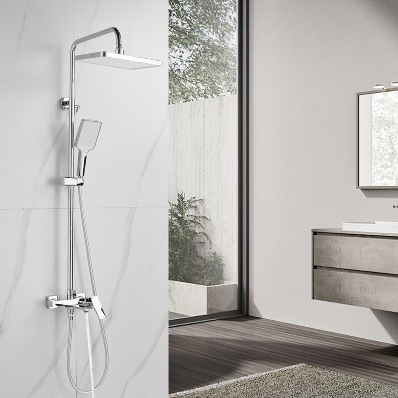 Душевая система Shevanik S9036H, черный