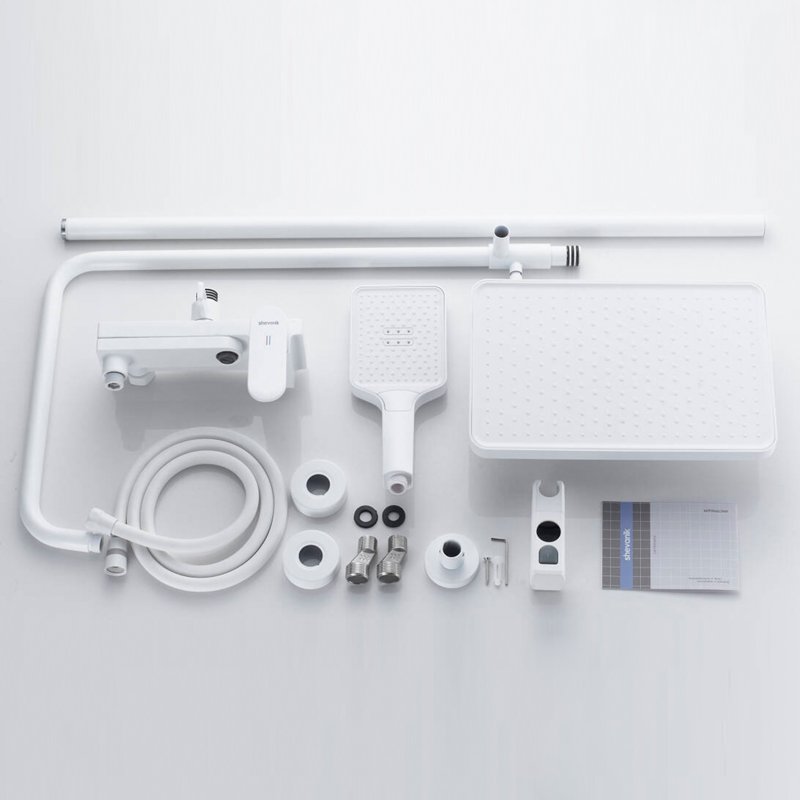 Душевая система Shevanik S8736H, черный