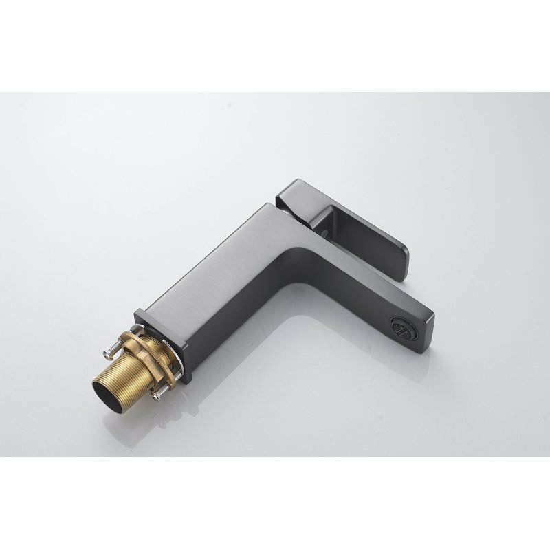 Смеситель для раковины Shevanik S9701T, оружейная сталь