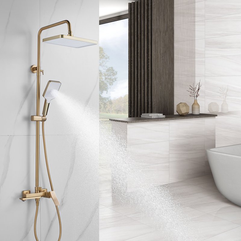 Душевая система Shevanik S9136H, черный