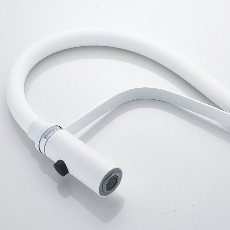 Смеситель для кухни с гибким изливом и режимом 