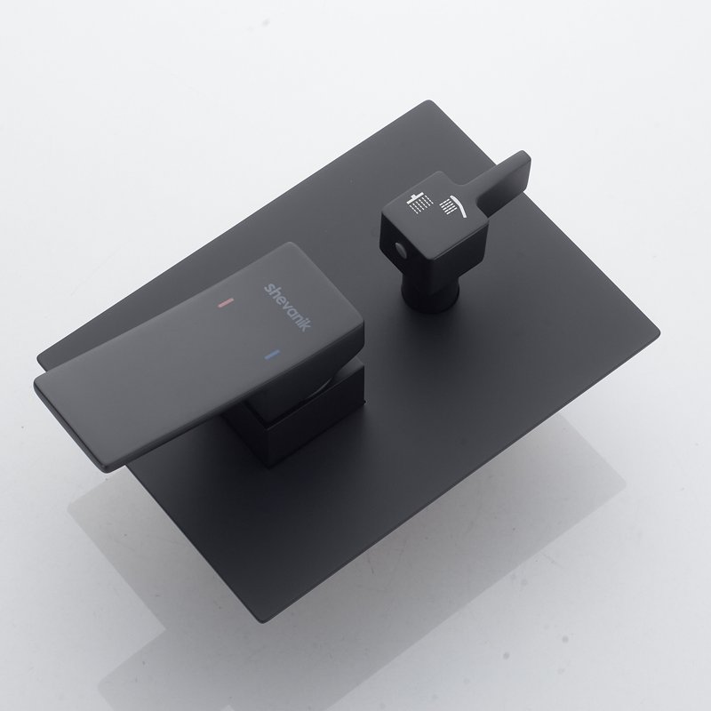 Душевая система встраиваемая Shevanik S4035H, черный