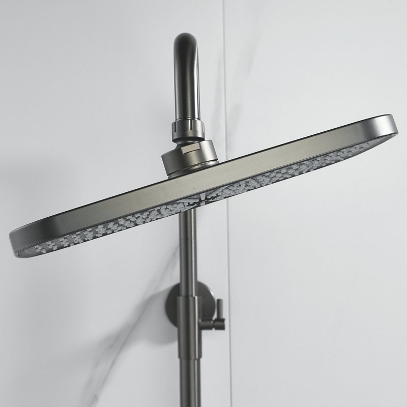 Душевая система Shevanik S7036H, черный