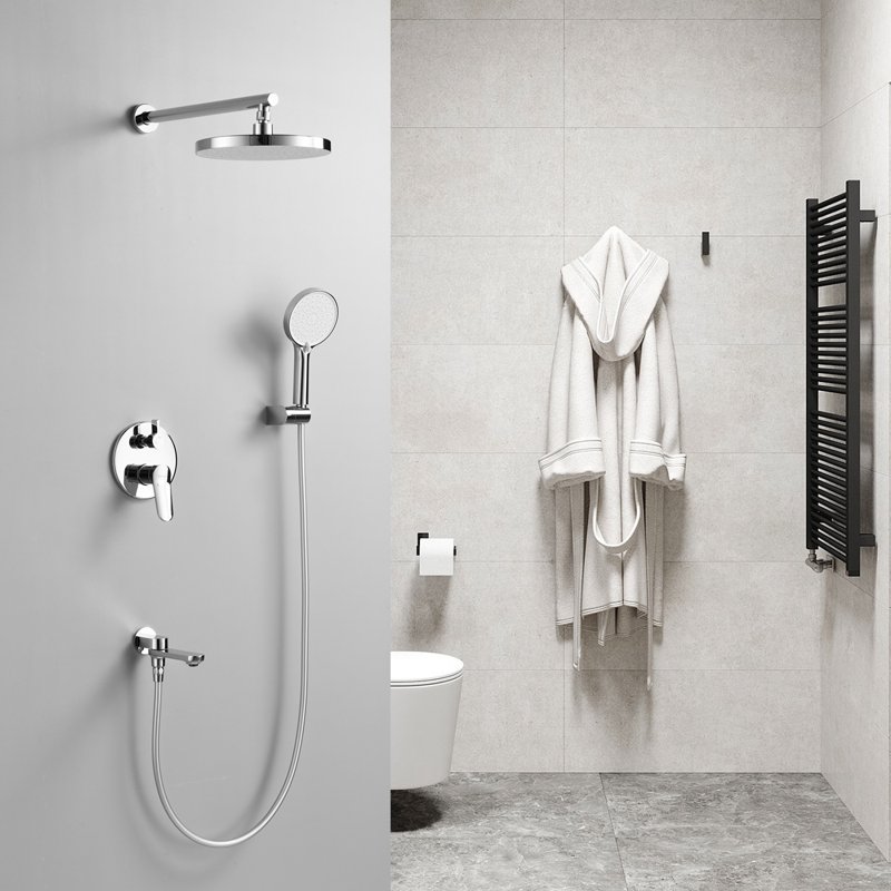 Душевая система встраиваемая Shevanik S4335, хром